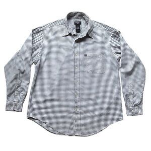 Ralph Lauren Men’s Cotton Black & White Check Shirt Size Large